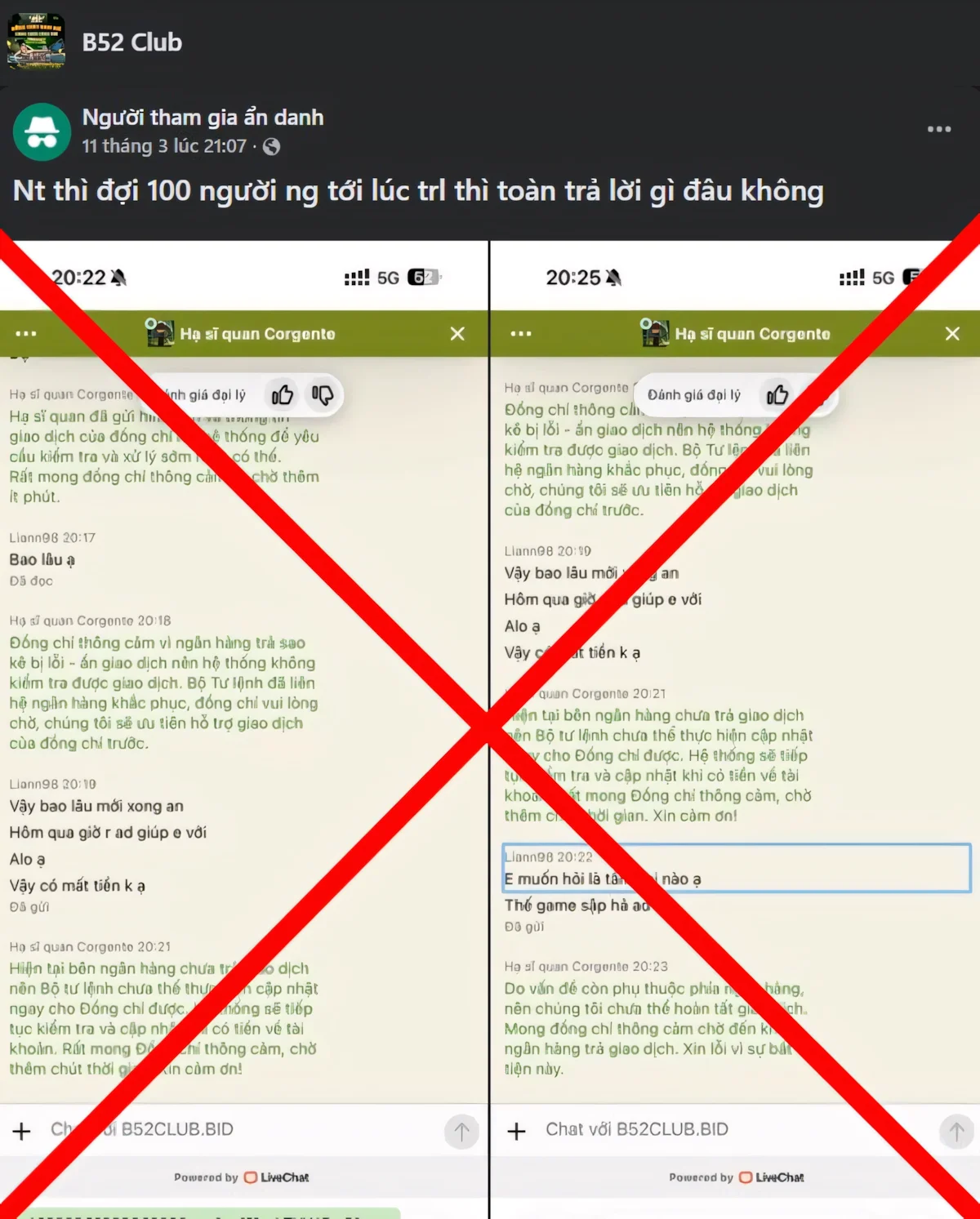 Phân tích chiêu trò truyền thông bẩn B52 Club